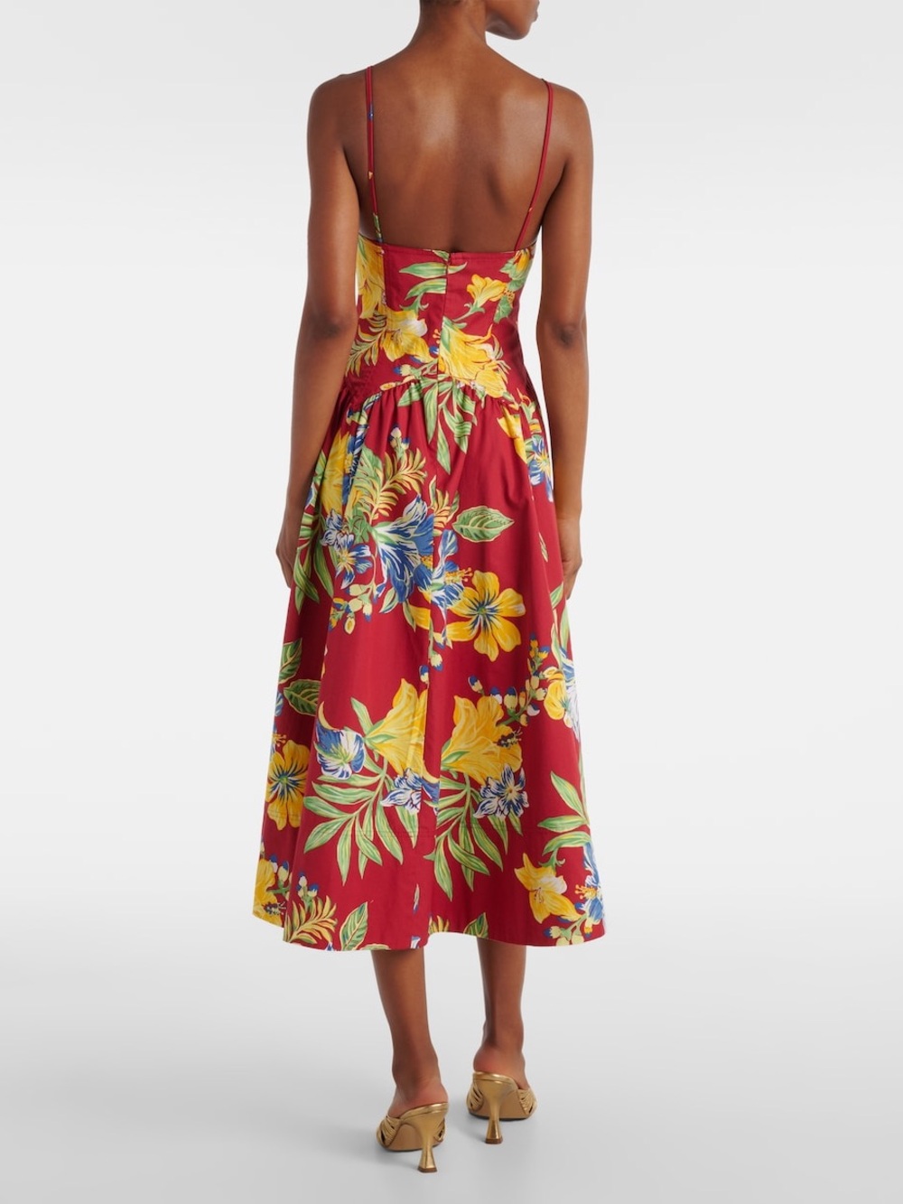 Polo Ralph Lauren
Tropical-Floral Cotton Poplin Midi Dress - Picture 4 of 11